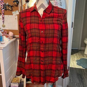 Lucky Brand - Plaid Button Up / Size small